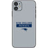NFL New England Patriots Grey Performance Series iPhone 11 Skin